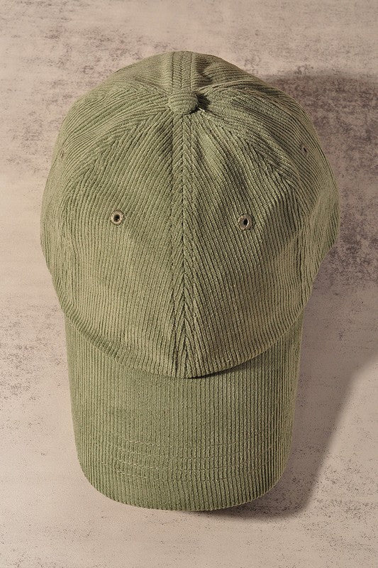 Vintage Luxe Corduroy Hat