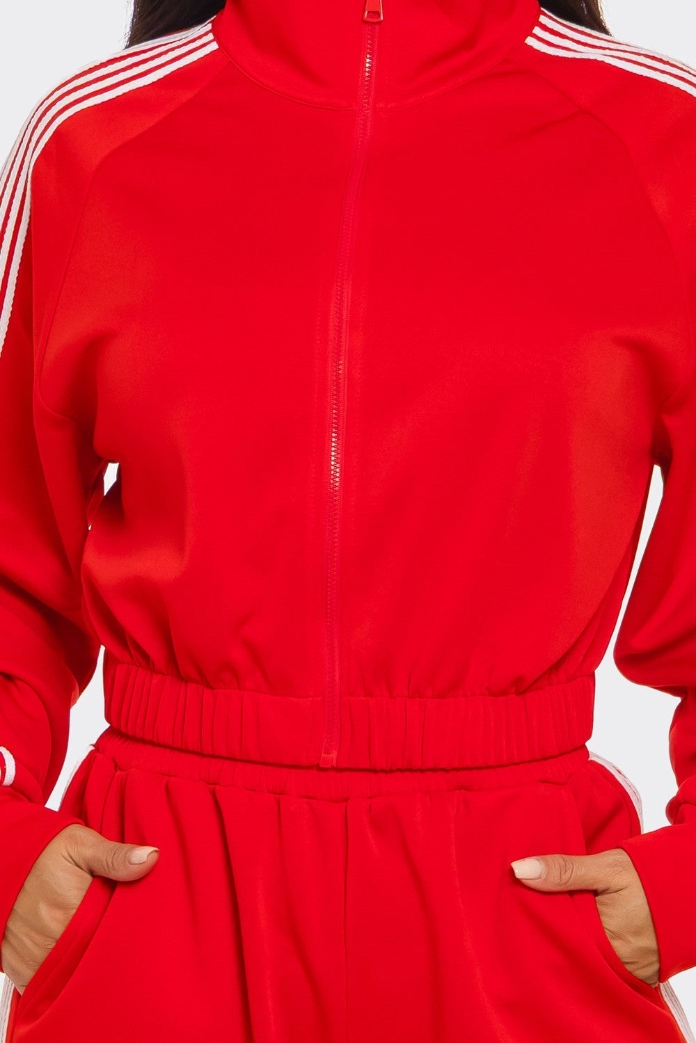 On the Run Side-Stripe Pants Set