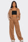 On the Run Side-Stripe Pants Set