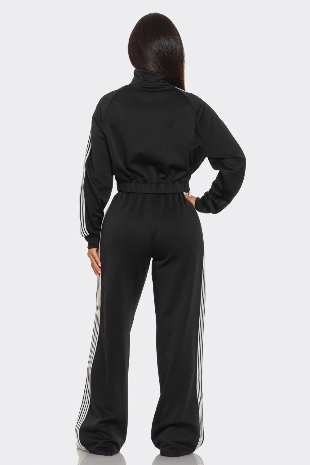 On the Run Side-Stripe Pants Set