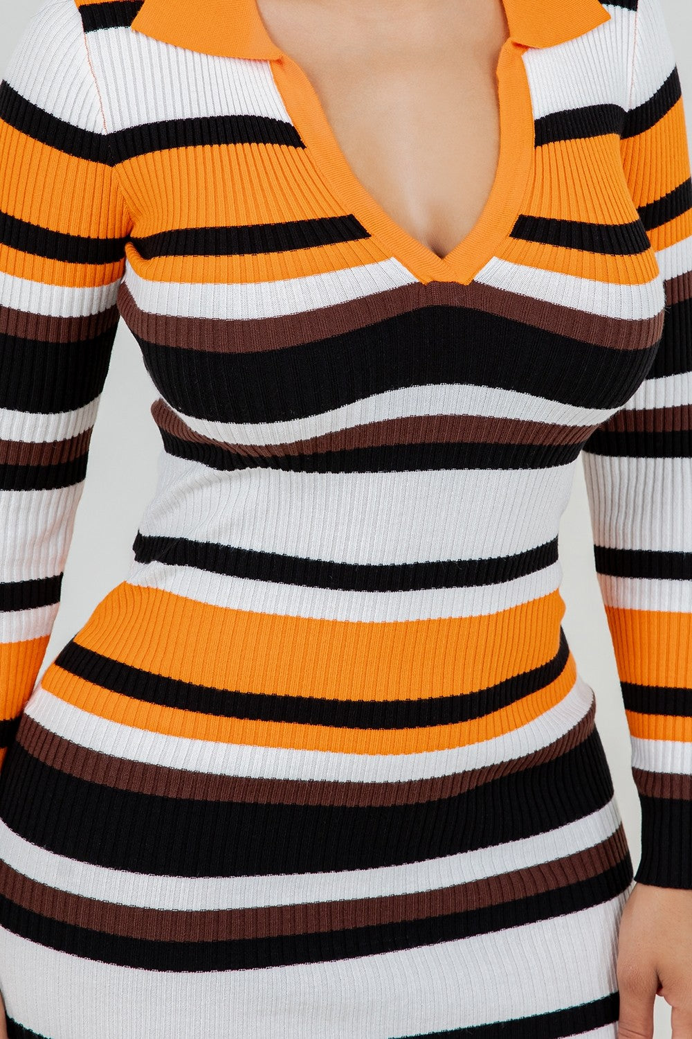 Rodeo Stripe Collar Dress