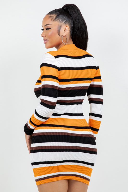 Rodeo Stripe Collar Dress
