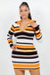 Rodeo Stripe Collar Dress
