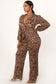 Feline Fine Wrap Jumpsuit