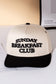 Sunday Breakfast Club Canvas Snapback Baseball Cap