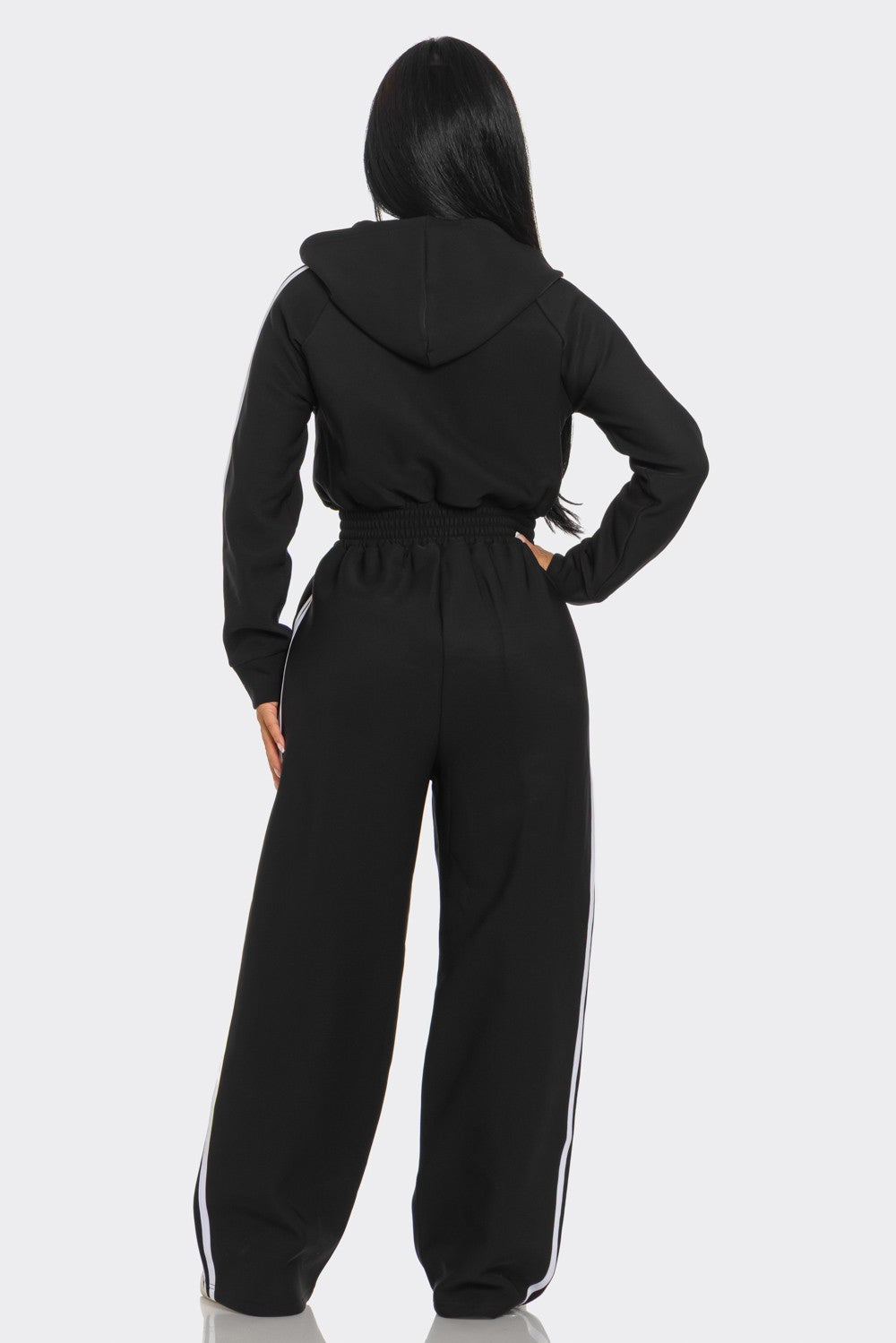 On the Track Hooded Jumpsuit