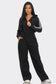 On the Track Hooded Jumpsuit
