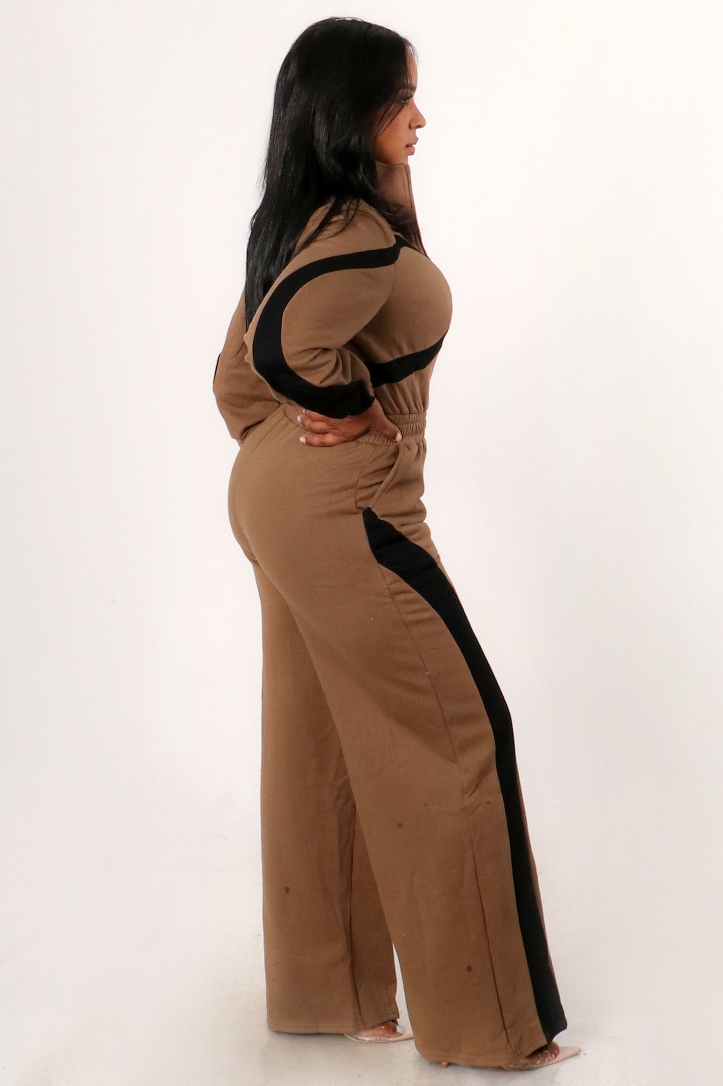 Chill & Curves Zip-Up Jumpsuit