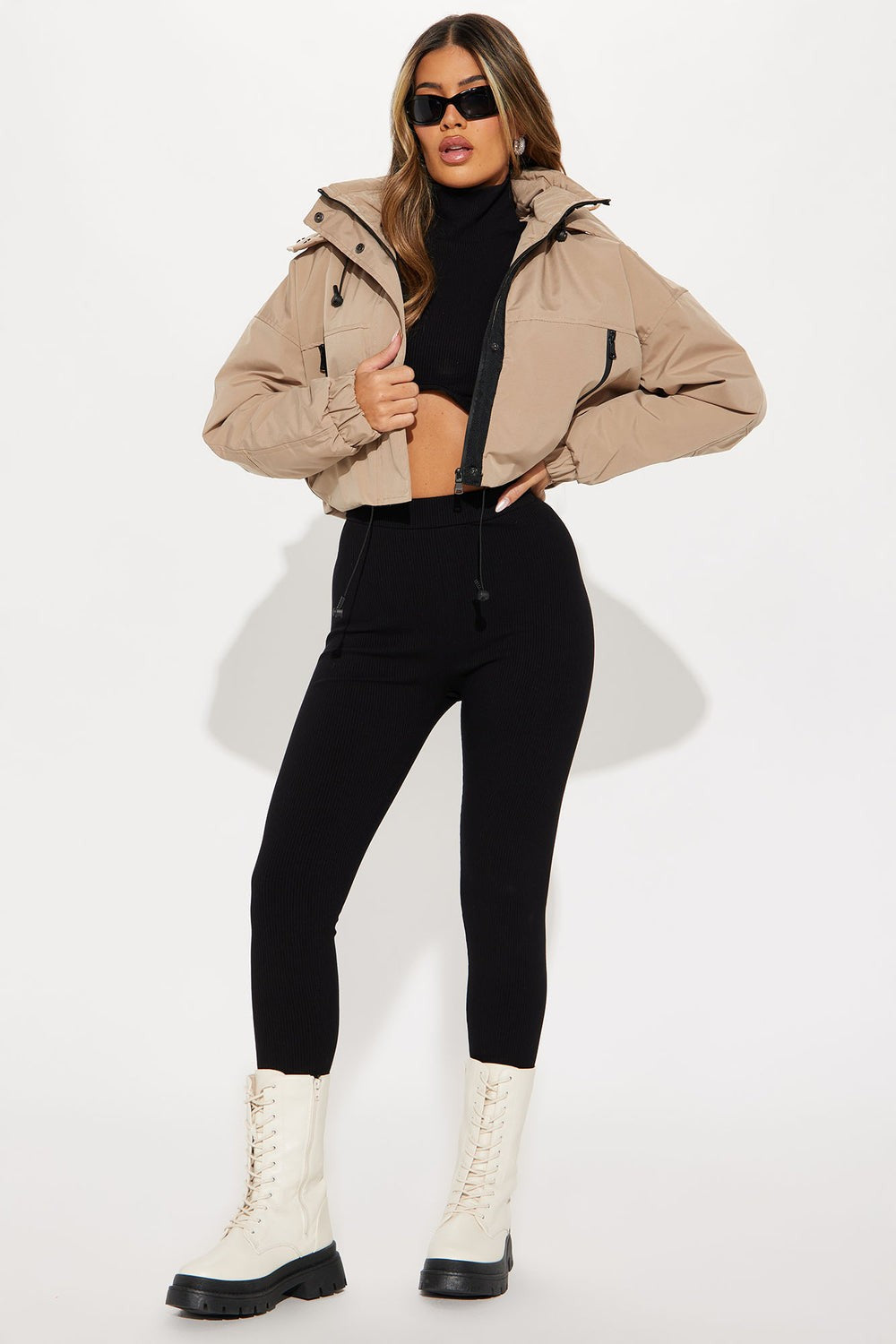 Streetwise Hooded Zip-Up Longline Jacket