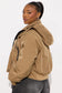 Streetwise Hooded Zip-Up Longline Jacket