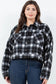 Cozy Checks Crop Jacket