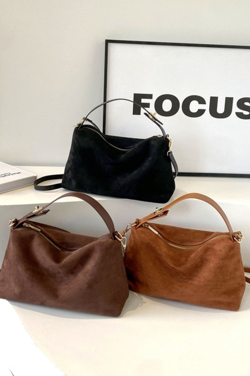 Suede City Chic Tote Crossbody