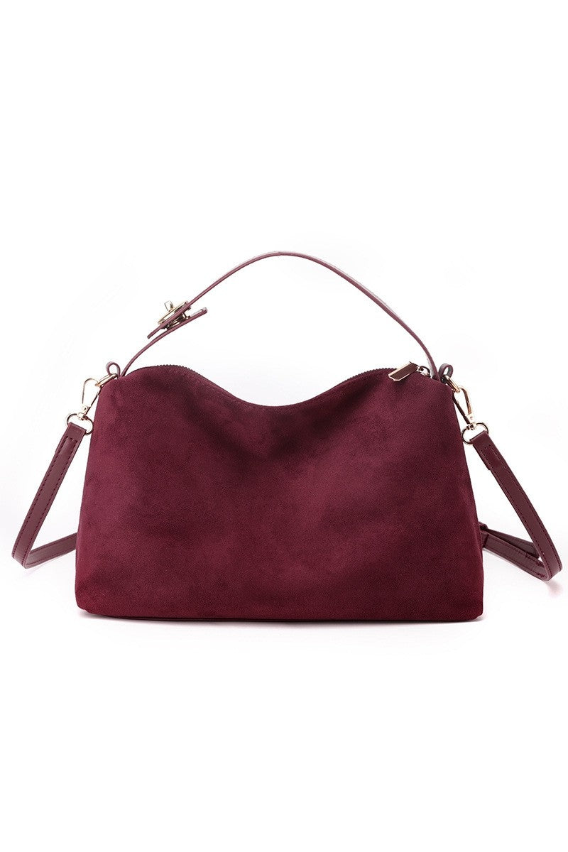 Suede City Chic Tote Crossbody