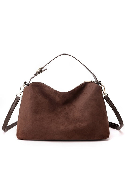 Suede City Chic Tote Crossbody