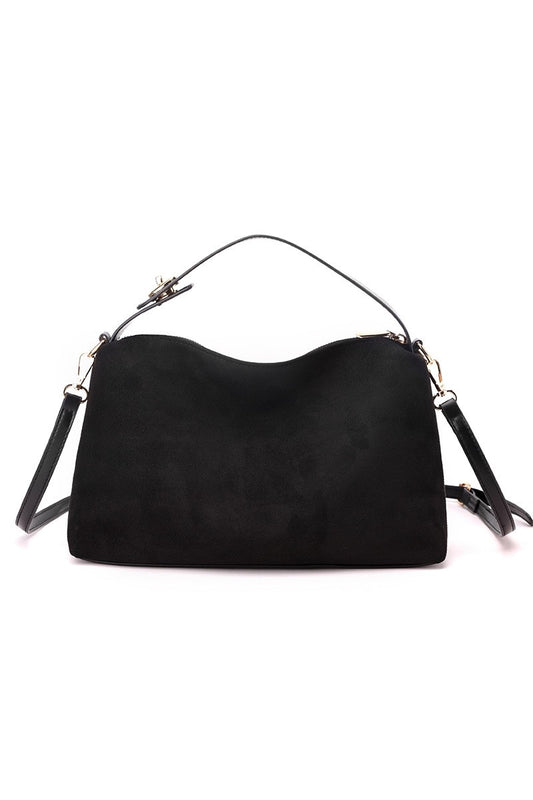 Suede City Chic Tote Crossbody