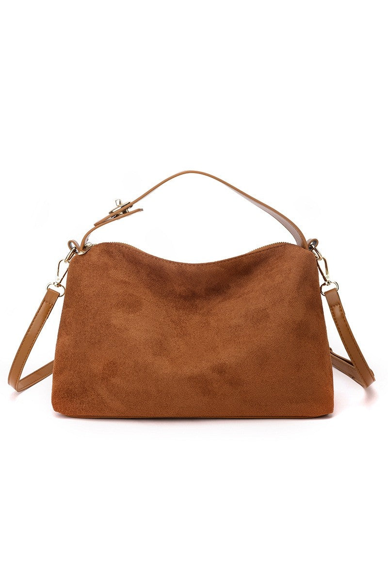 Suede City Chic Tote Crossbody