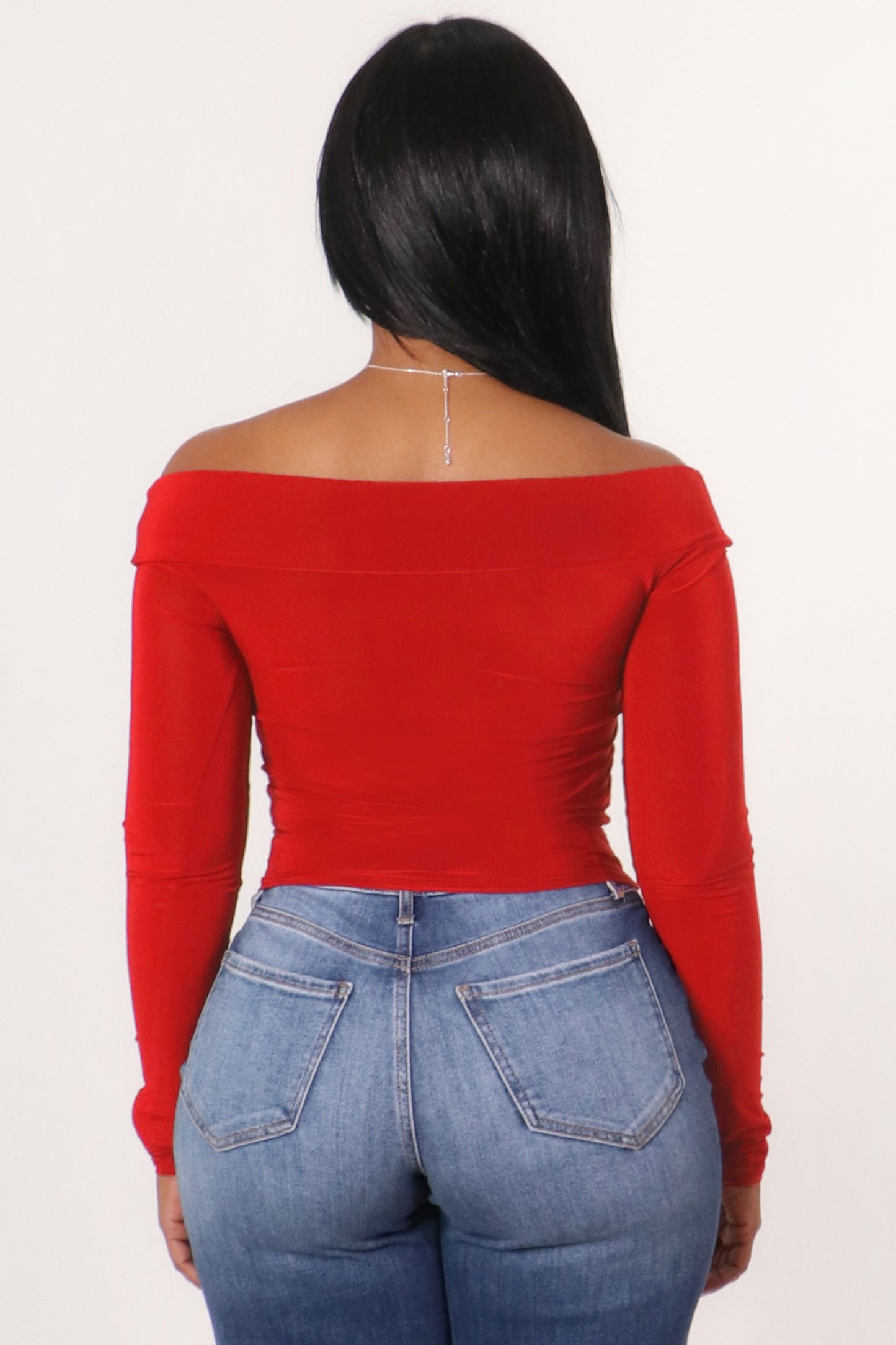 Glam Hour Off-Shoulder Ruched Top