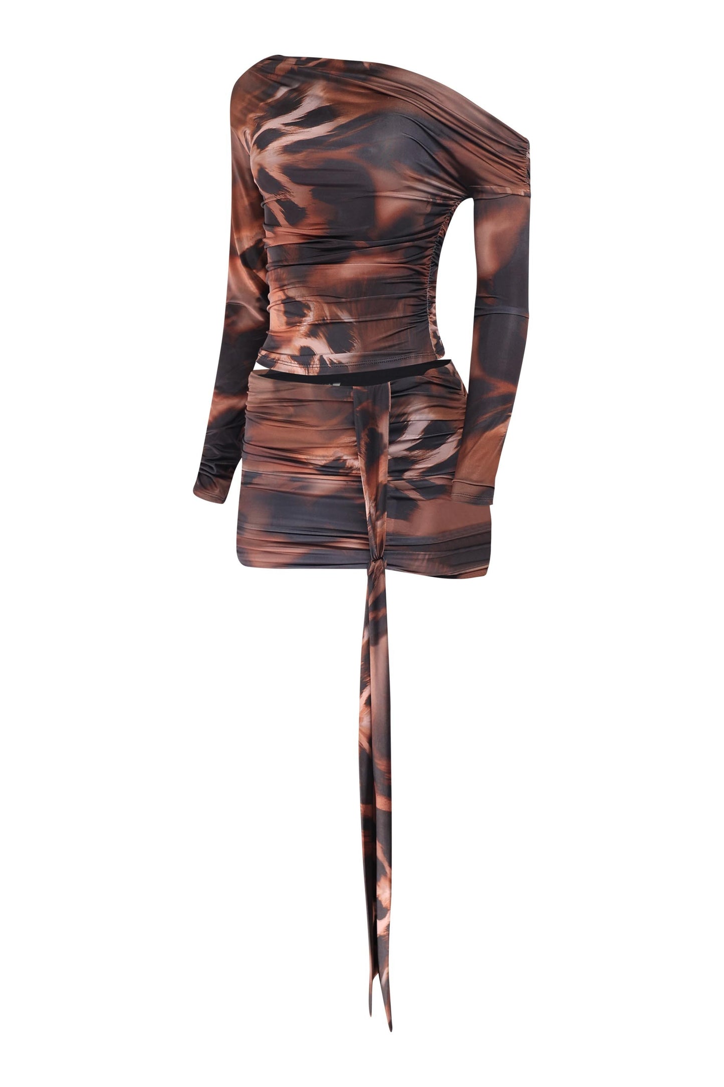 Flirt & Fierce Open Top & Mini Skirt