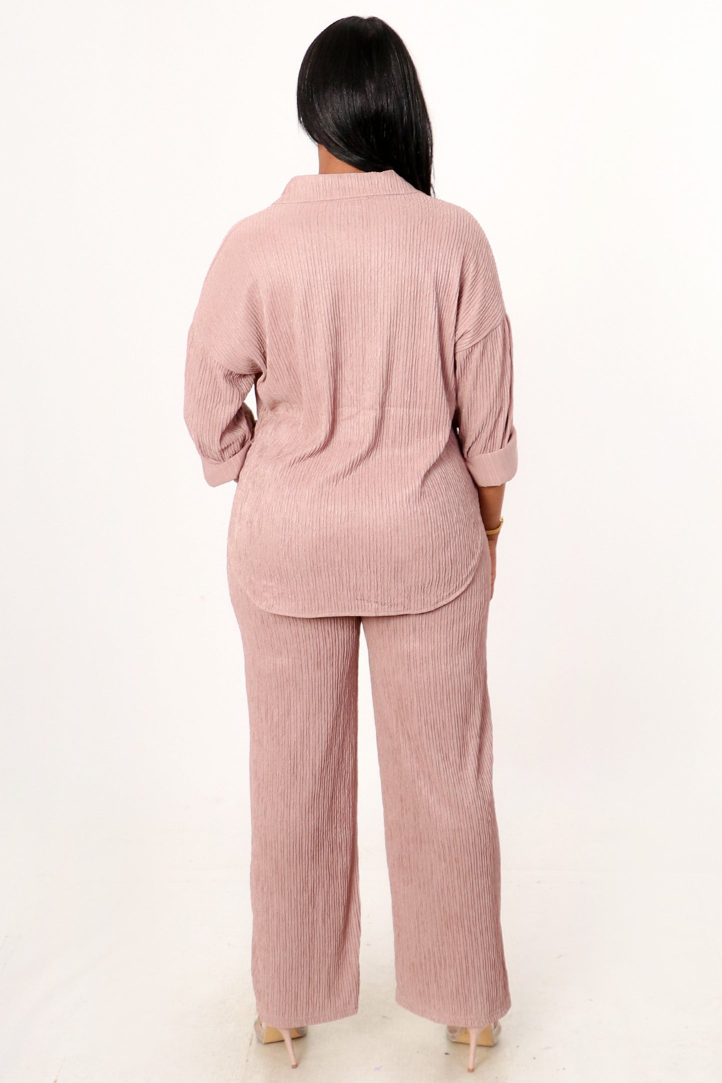 The Weekend Ease 2-Piece Crinkle Set