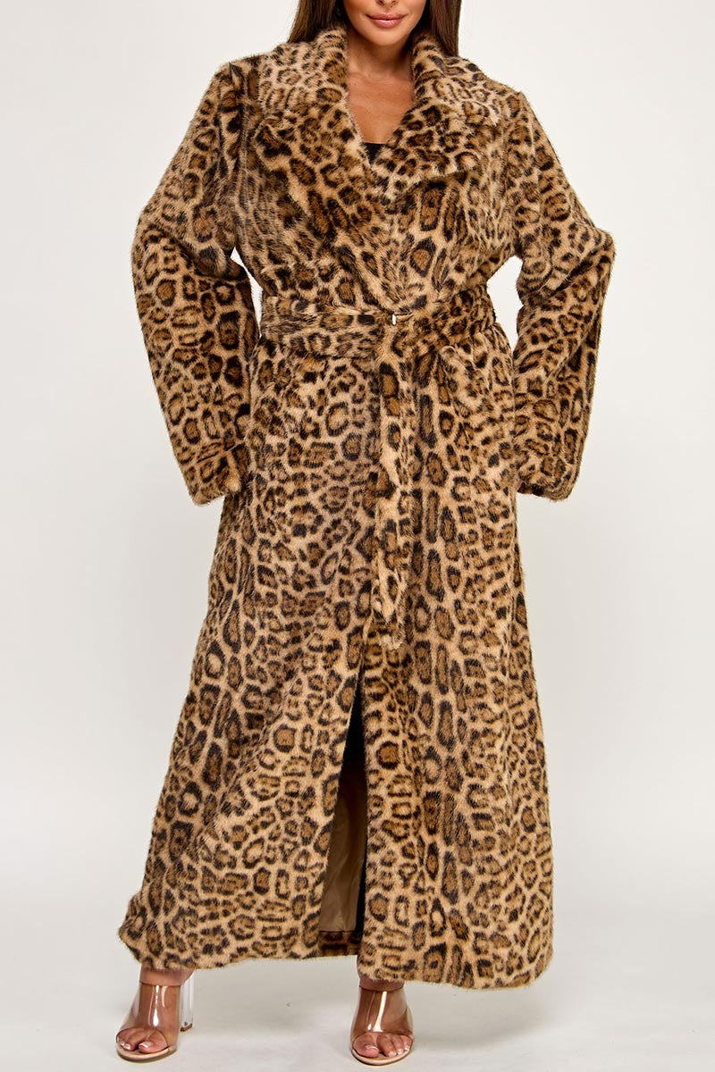 Runway Rebel Leopard Coat