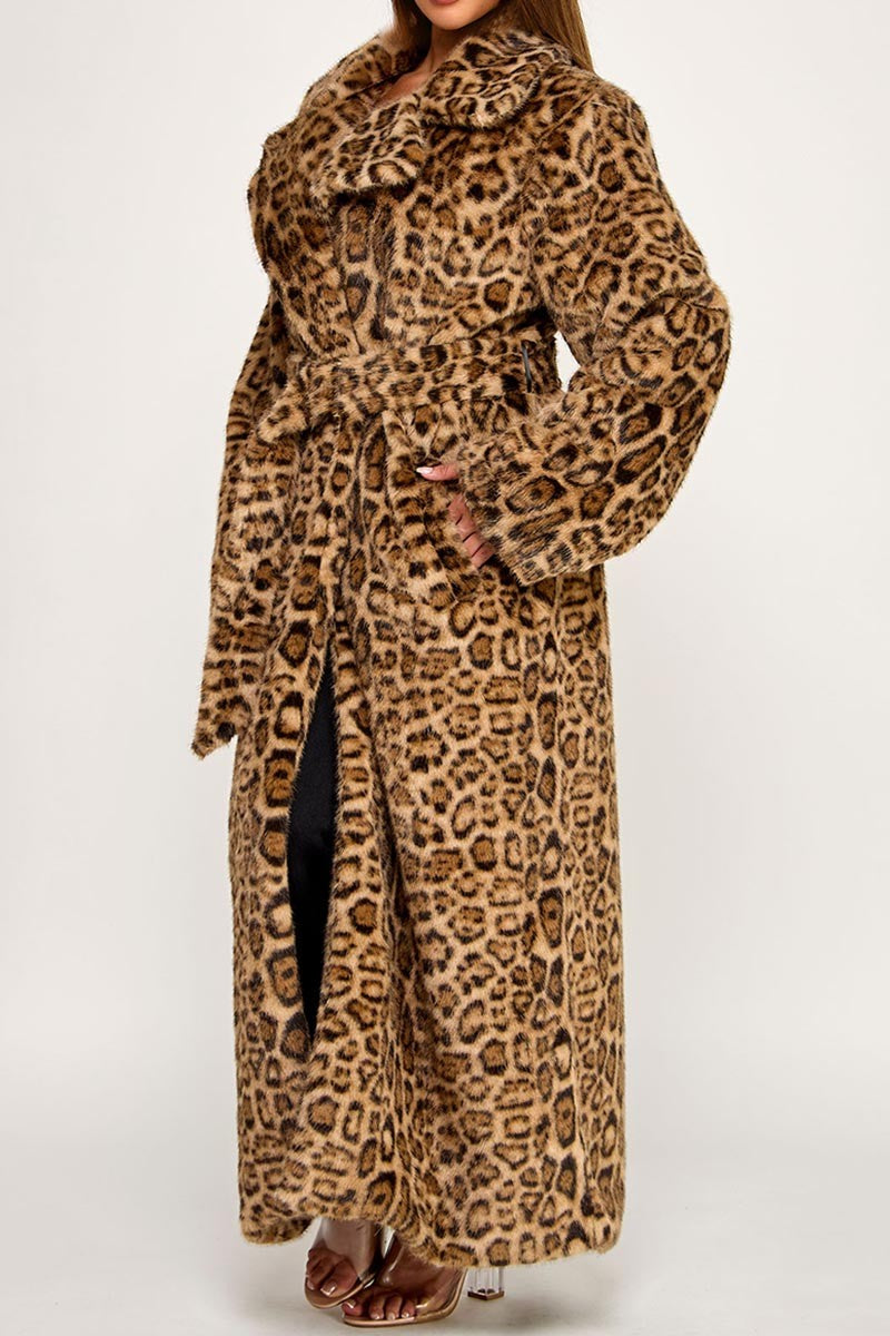 Runway Rebel Leopard Coat