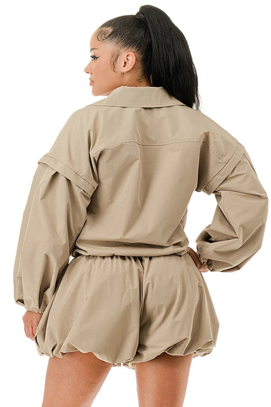 Urban Luxe Trench Bomber Duo
