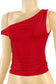 One-Side Moment Crop Top