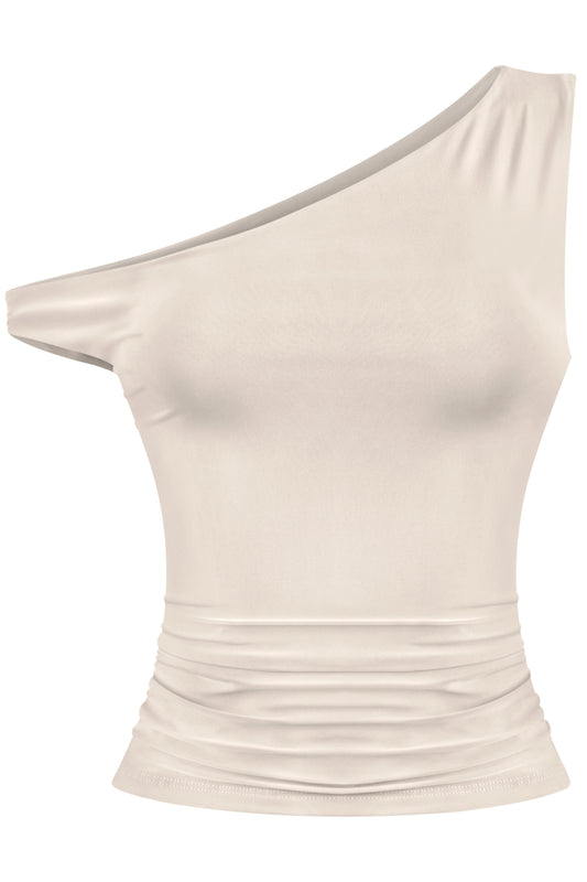 One-Side Moment Crop Top