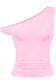 One-Side Moment Crop Top