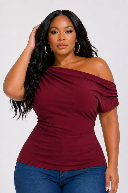 Date Night Draped Top
