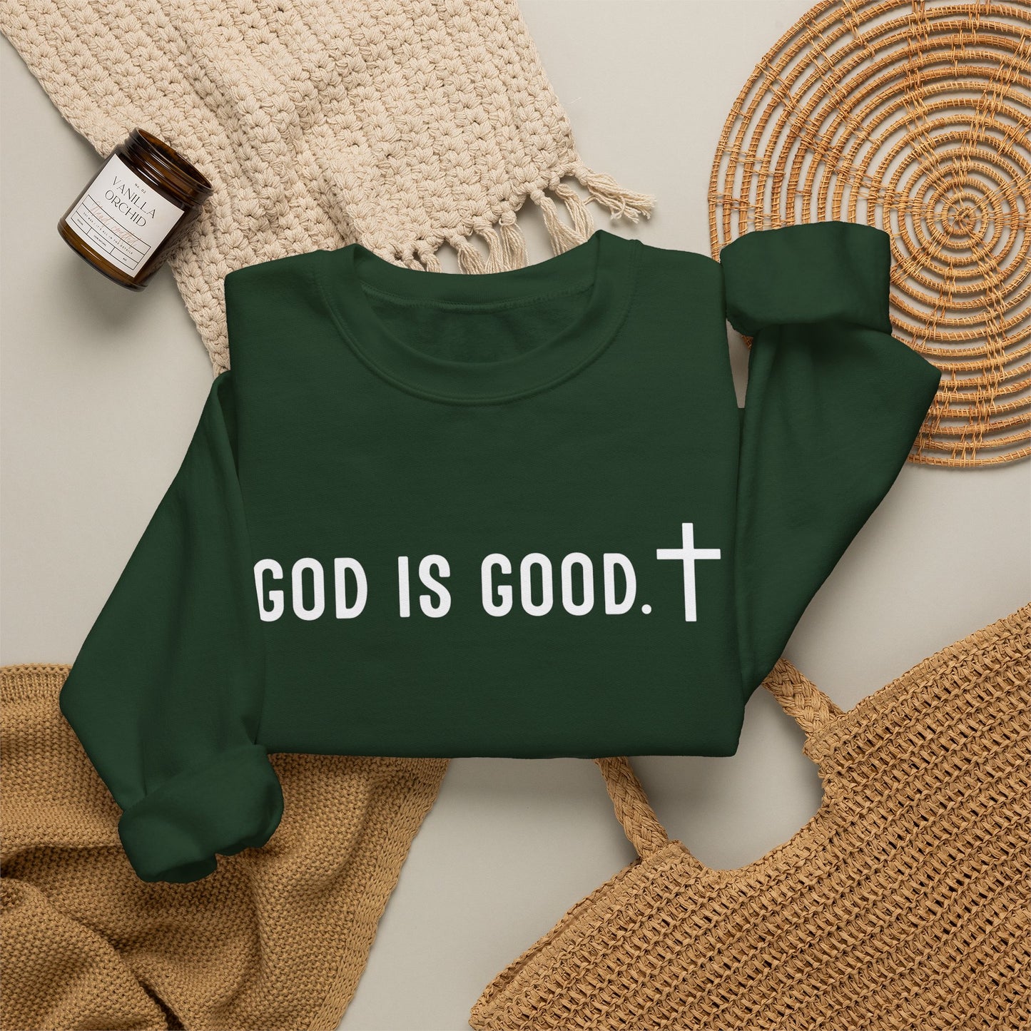 GOD IS GOOD Crewneck Sweatshirt