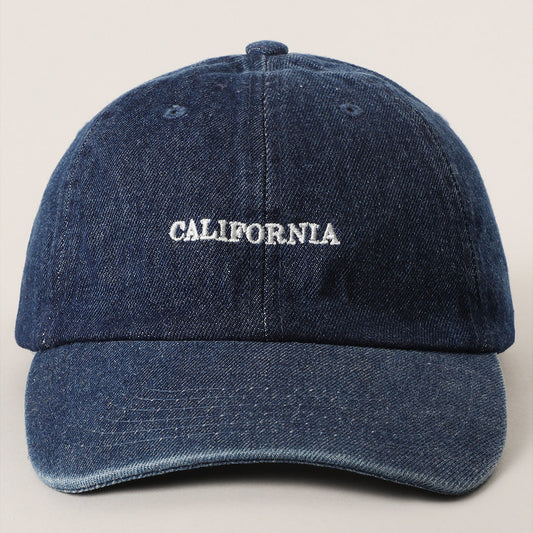 CALIFORNIA Denim Dad Hat