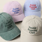 Sunday Running Club Embroidered Cotton Baseball Cap
