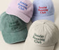 Sunday Running Club Embroidered Cotton Baseball Cap