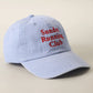 Sunday Running Club Embroidered Cotton Baseball Cap
