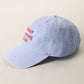 Sunday Running Club Embroidered Cotton Baseball Cap