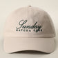 Sunday MATCHA CLUB Embroidered Cotton Baseball Cap