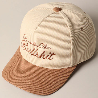 Sounds Like Corduroy Trucker Hat