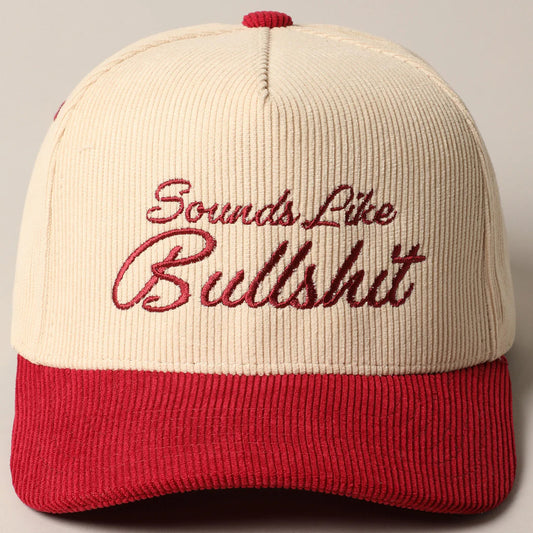 Sounds Like Corduroy Trucker Hat