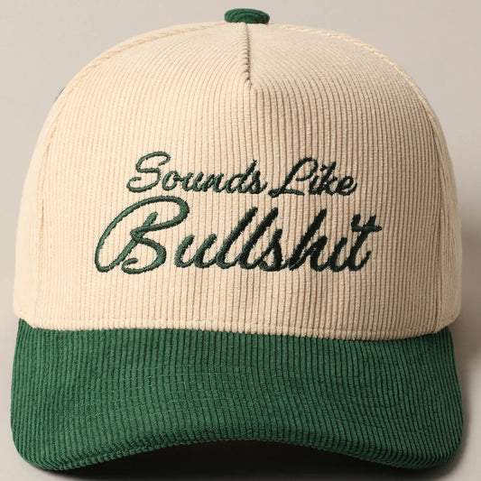 Sounds Like Corduroy Trucker Hat