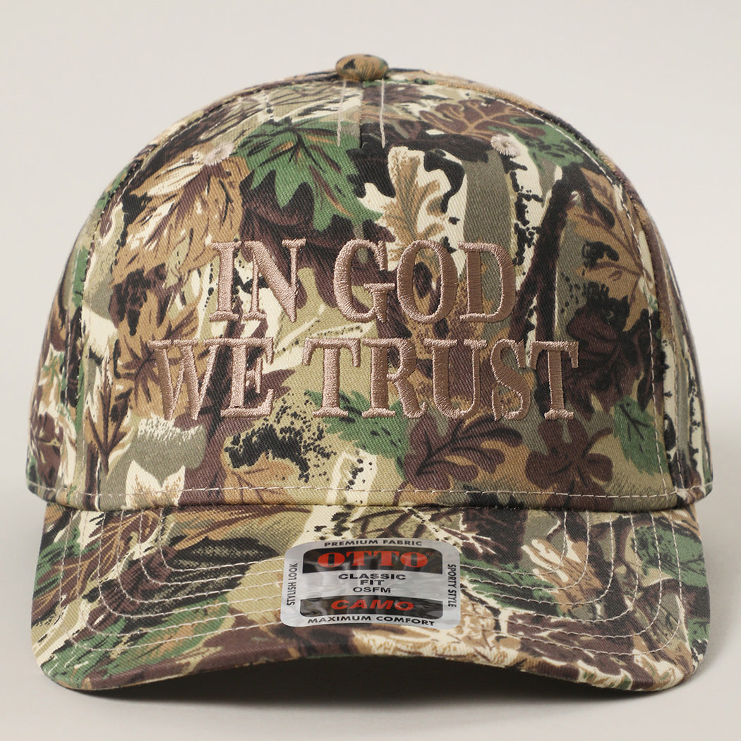 In God We Trust Street Camo Hat