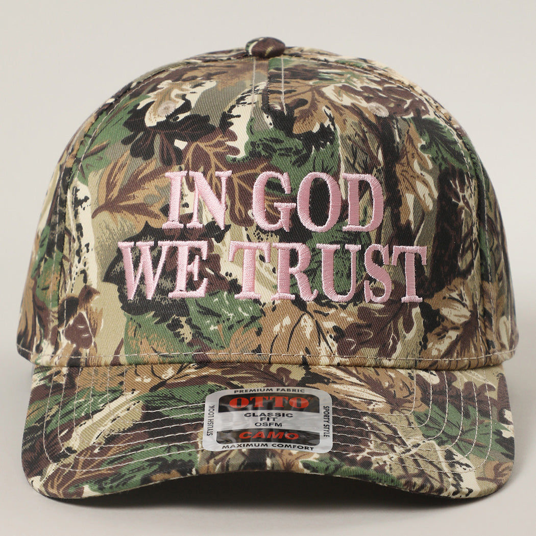 In God We Trust Street Camo Hat