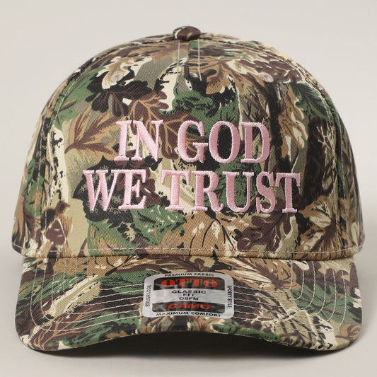In God We Trust Street Camo Hat