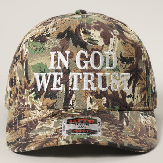 In God We Trust Street Camo Hat