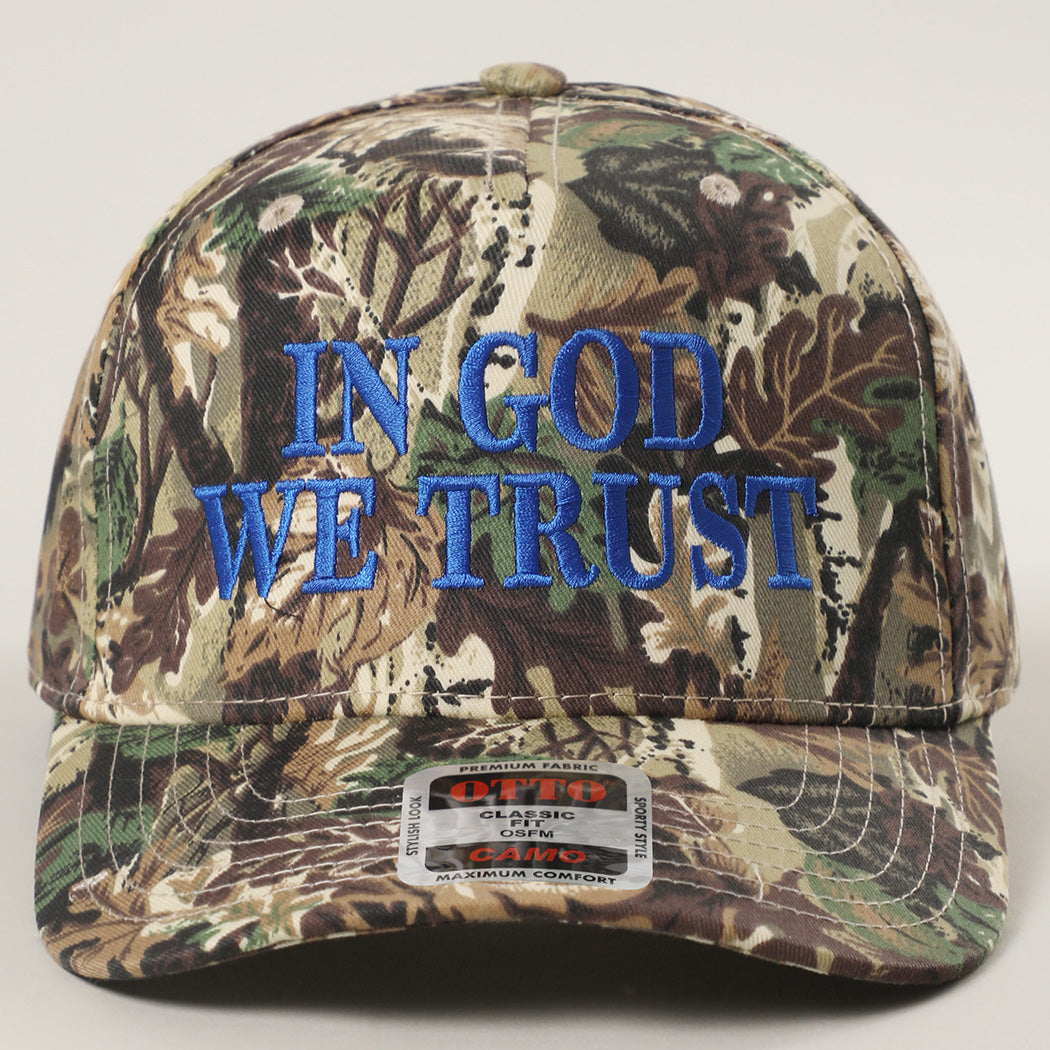 In God We Trust Street Camo Hat