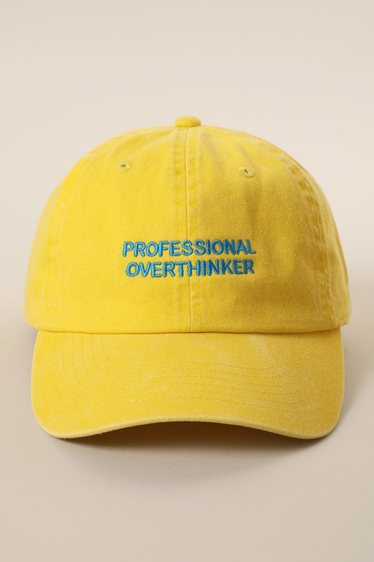 Professional Overthinker hat