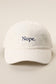 NOPE Corduroy Hat