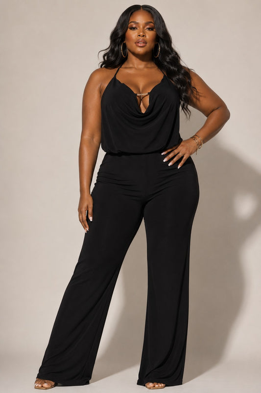 Open Back Jumpsuit