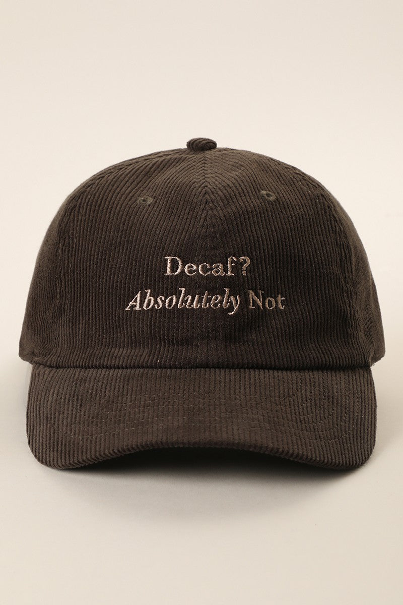 Decaf?