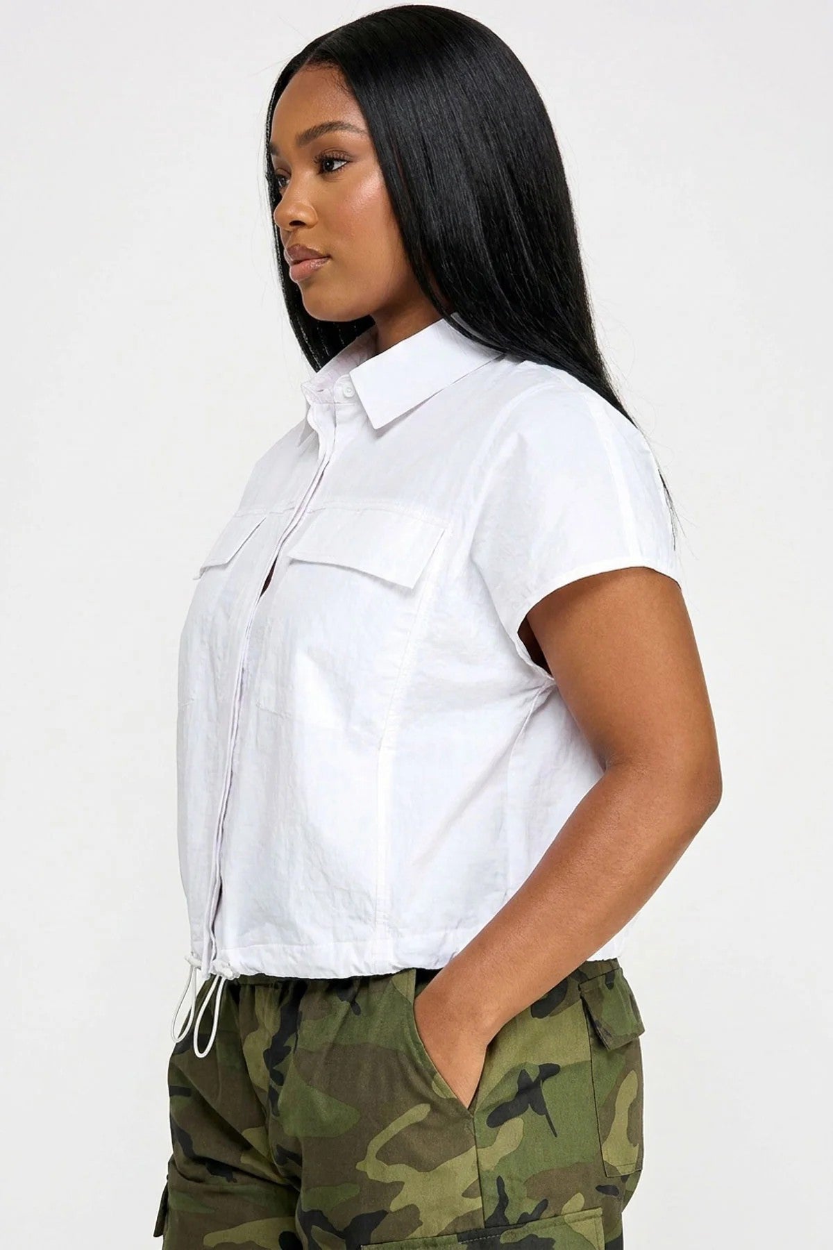 Crop Jacket Top